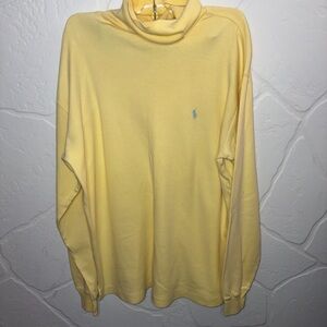 Ralph Lauren Light Yellow Turtleneck Top